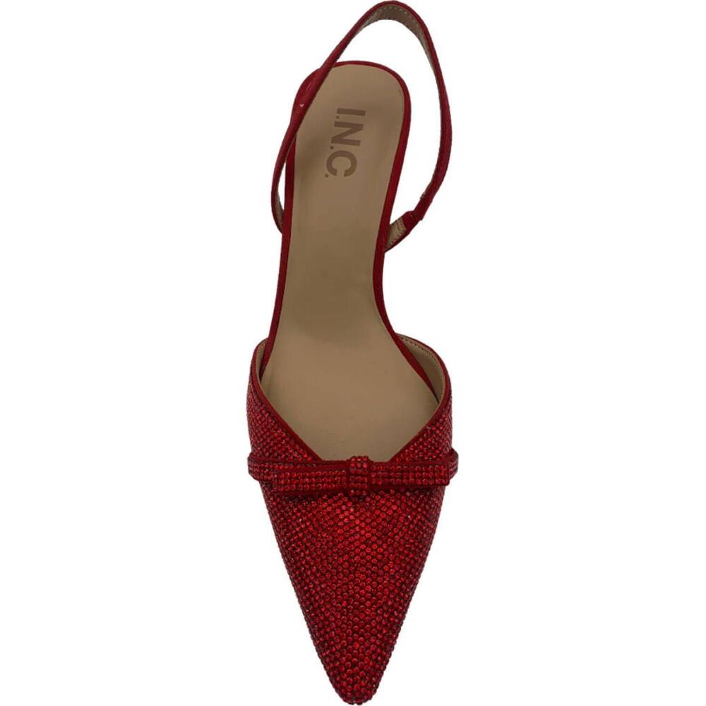 I.N.C. International Concepts Women's Gelsey Slingback Red Crystal - Wide - Picture 3 of 3